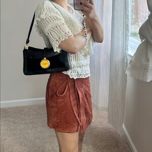 Double M Milano, leather & calfhair handbag